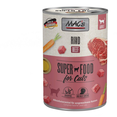 MAC's 6x400 Mokra Karma Dla Dorosłych Kotów Mix 6 Smaków