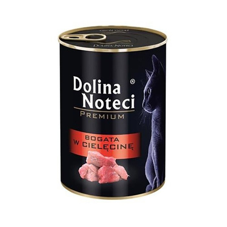 Dolina Noteci Premium Mokra Karma Dla Kota Mix Smaków 24x400g Łosoś Jagnięcina Cielęcina