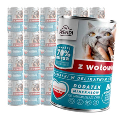 Frendi Mokra Karma Dla Kota 400g Kawałki W Sosie Z Wołowiną