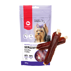 Przysmak Dla Psów Malych Ras MACED PALUSZKI RYBNE Z KACZKĄ 60g