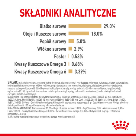 Royal Canin BHN Yorkshire Terrier Adult 8+ 3kg Karma Sucha Dla Dojrzałych Psów Rasy Yorkshire Terrier Powyżej 8 Roku Życia