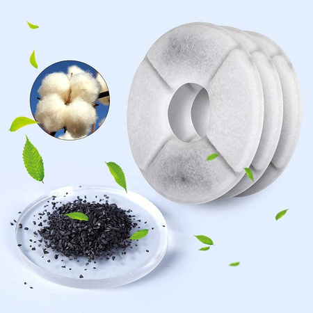 Fontanna dla kota 1.6L Automatyczny dozownik wody poidło z filtrem i USB, Zielony