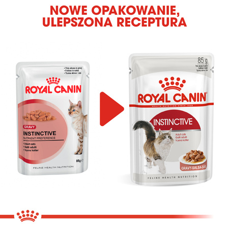 Royal Canin Instinctive FHN 48x85g Karma Mokra W Sosie Dla Kotów Dorosłych Wybrednych