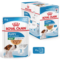 ROYAL CANIN SHN Mini Puppy 12*85g karma mokra w sosie dla szczeniąt do 10 miesiąca, ras małych
