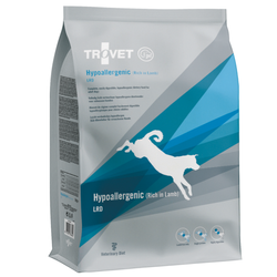Trovet Hypoallergenic LRD Rich in Lamb 3kg Sucha Karma Z Jagnięciną Dla Psa Z Nadwrażliwością Pokarmową
