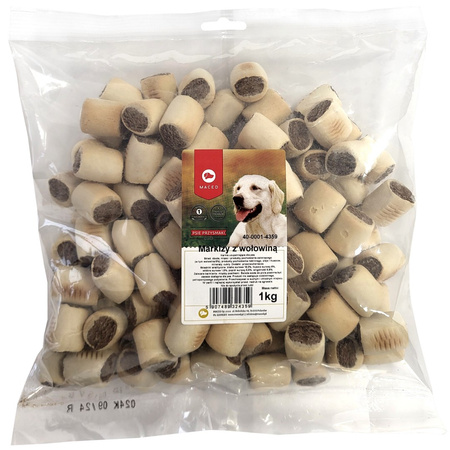 Maced MARKIZY WOŁOWE 1kg - Miękki Przysmak Dla Psów, Treserki