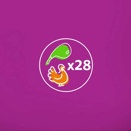 Whiskas Adult 28x85g Mokra Karma Dla Dorosłych Kotów Kawałki Z Jagnięciną I Indykiem W Sosie