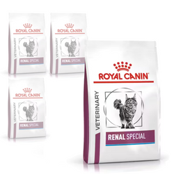 Royal Canin Veterinary Renal Special 4x400g Sucha Karma Dla  Kotów Z Niewydolnością Nerek