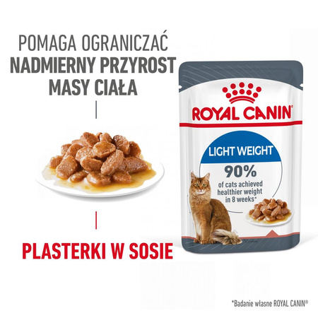 ROYAL CANIN Light Weight Care 12x85g Karma Mokra Dla Kotów z Tendencją Do Nadwagi Sos