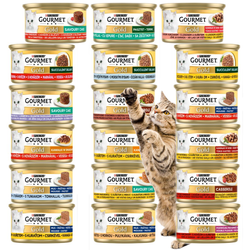 Purina Gourmet Gold Mix Smaków Karma Dla Kotów W Sosie Pasztecie i Musie 36x85g