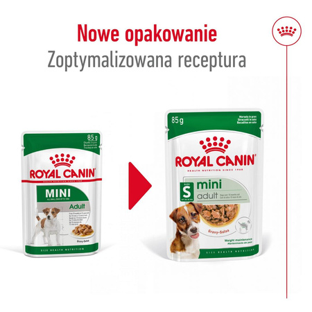 Royal Canin SHN Mini Adult 36x85g Karma Mokra W Sosie Dla Psów Dorosłych Ras Małych