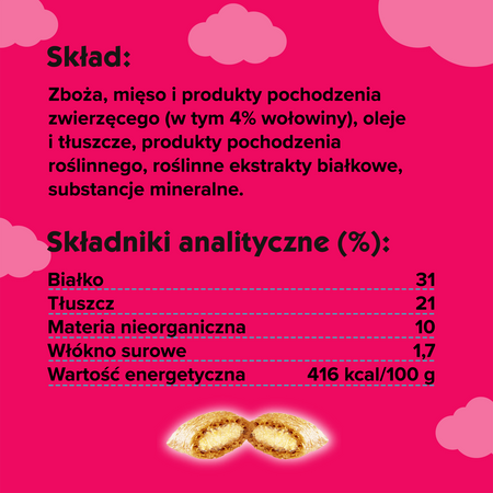 Dreamies zestaw mix 4x60g Przysmaki BEZ KURCZAKA dla kota
