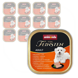 Animonda Vom Feinsten Mokra Karma Dla Psa 11x150g Z Drobiem I Cielęciną