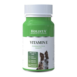 Holista Vitamin E 90 Tabletek Suplement Dla Psa i Kota Alergie Skóra Wątroba Jelita Stawy BARF