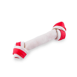 MACED Kość Wiązana Biała Bekon 11cm gryzak dla psów małych ras