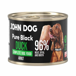 John Dog Pure Black Duck Adult 200g Mokra Karma Dla Psa Z Kaczką