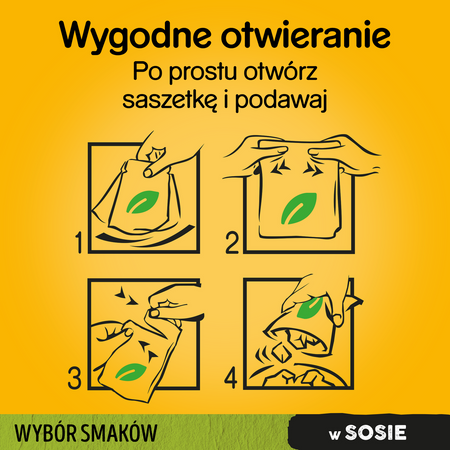 Pedigree Saszetka 48x100g Mokra Karma W Sosie Dla Psa Wołowina, Kurczak, Jagnięcina, Indyk