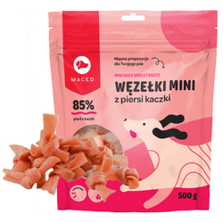MACED KOKARDKI Z KACZKI 500g, MIĘKKI PRZYSMAK DLA PSA, GRYZAK