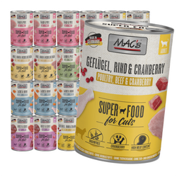 MAC's Cat Mokra Karma Dla Kota Mix Smaków 24x400g Drób Cielęcina Indyk Jagnięcina Łosoś Kurczak