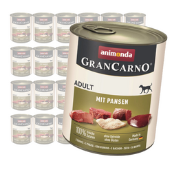 Animonda GranCarno Adult 24x800g Mokra Karma Dla Psa z Flakami