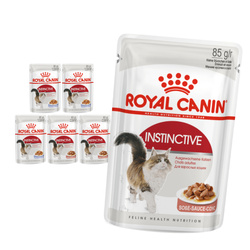 Royal Canin Instinctive FHN 6x85g Karma Mokra W Sosie i Galaretce Dla Kotów Dorosłych Wybrednych