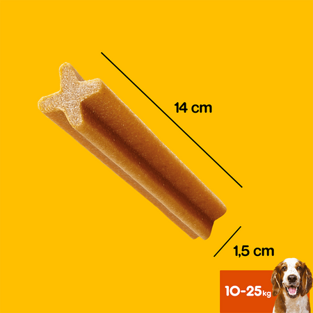 Pedigree DentaStix 10x7szt 180g Przysmak Dentystyczny Dla Psów Średnie Rasy