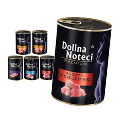 Dolina Noteci Premium Mokra Karma Dla Kota Mix Smaków 6x400g Jagnięcina Cielęcina Kaczka Królik