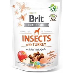 BRIT CARE Karma Przysmaki Premium dla Psa z Owadami i Indykiem 200g