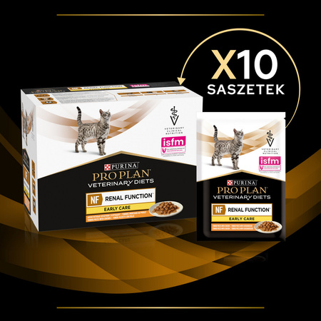 Purina Pro Plan Veterinary Diets NF Renal Function Mokra Karma Dla Kota 10x85g Niewydolność Nerek