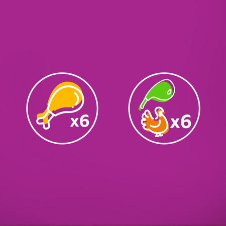 Whiskas Adult 12x85g Kremowe Wariacje Mokra Karma Pełnoporcjowa Dla Dorosłych Kotów W Sosie