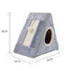 Drapak Domek Dla Kota Rozkładany Namiot Szary 40cm
