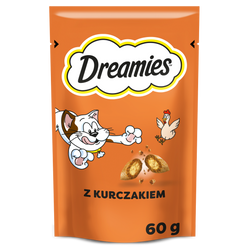 Dreamies z Pysznym Kurczakiem 60g Przysmaki dla kota