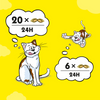 DREAMIES Variety Snack Box – karma uzupełniająca dla kotów (z kurczakiem, z serem i o smaku łososia) - 720g