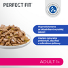 Perfect Fit Adult 1+ 16x85g Mokra Karma Dla Kotów Z Kurczakiem I Wołowiną W Sosie