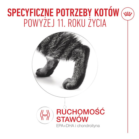 Royal Canin Ageing 11+ Jelly Karma Mokra 85g Kawałki w Galaretce Dla Kotów Dojrzałych Po 11 Roku Życia