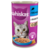 Whiskas Adult Puszka 24x400g Mokra Karma Pełnoporcjowa Dla Dorosłych Kotów Mix Smaków w Galaretce
