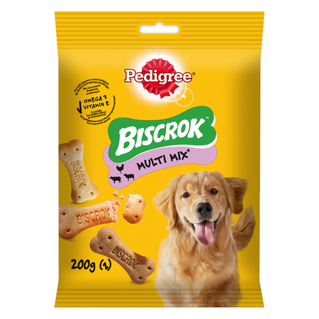 22x200g Pedigree Biscrok Multi Mix Chrupiące Ciasteczka Przysmak Dla Psa