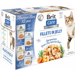 BRIT CARE Karma Premium dla Kotów w Galaretce Zestaw 12x85g