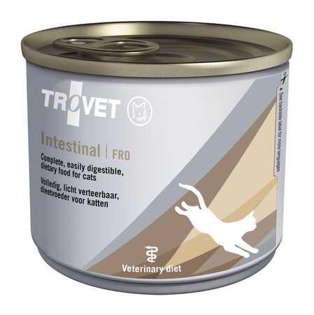 Trovet Intestinal FRD 24x200g Dietetyczna Mokra Karma z Kurczakiem i Łososiem Dla Kotów z Zaburzeniami Jelitowo - Żołądkowymi