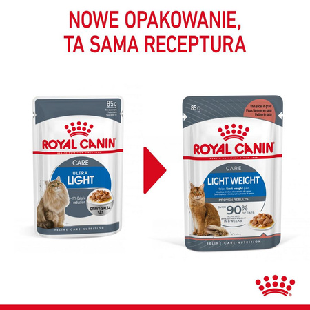 ROYAL CANIN Light Weight Care 12x85g Karma Mokra Dla Kotów z Tendencją Do Nadwagi Sos