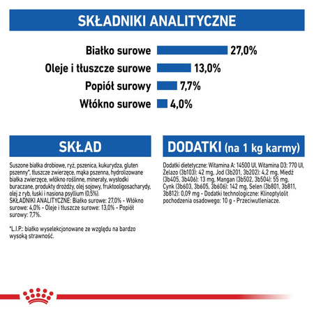 Royal Canin Indoor 27 Adult 10kg Sucha Karma Dla Dorosłych Kotów Niewychodzących