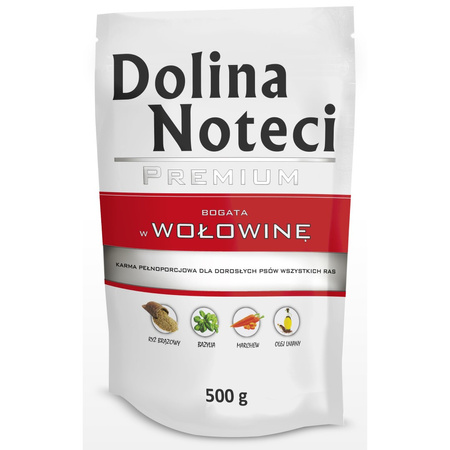 Dolina Noteci Premium Mix 6 Smaków Saszetki 10x500g Mokra Karma Dla Psa 