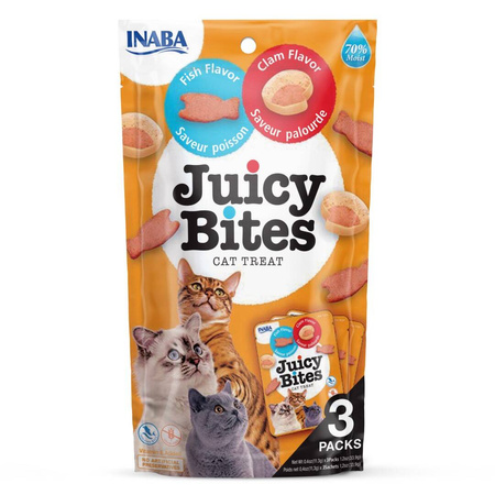 Inaba Juicy Bites 5x33,9g Wilgotny Przysmak Dla Kota Ciasteczka Mix Smaków