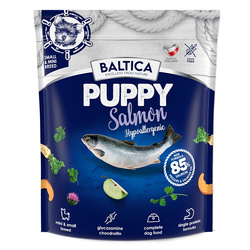 Baltica Puppy XS/S 1kg Hipoalergiczna Sucha Karma z Łososiem Dla Szczeniąt Miniaturowych i Małych Ras