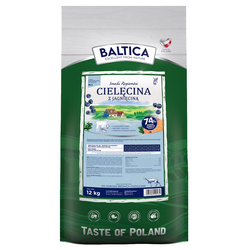 Baltica Adult Cielęcina z Jagnięciną M/L 12kg Bezzbożowa Sucha Karma Dla Psów Średnich i Dużych Ras