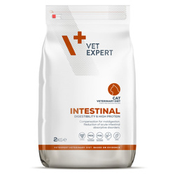 Vet Expert Intestinal Sucha Karma Weterynaryjna z Drobiem 2kg Dla Kotów z Zaburzeniami Trawienia i Wchłaniania