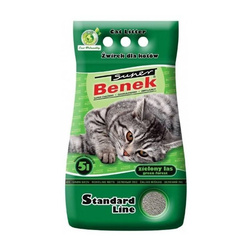 Super Benek Zielony Las 5l Żwirek Bentonitowy Dla Kota