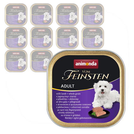 Animonda Vom Feinsten Mokra Karma Dla Psa 11x150g Z Jagnięciną I Ziarnami