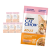 Purina Cat Chow Adult 6x85g Mokra Karma Dla Kota z Łososiem i Zieloną Fasolką w Galaretce