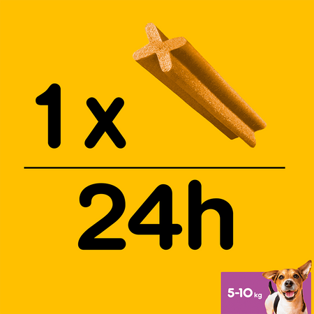 Pedigree DentaStix Gryzak Dentystyczny Dla Psów Małych Ras 4x110g (112 Sztuk)